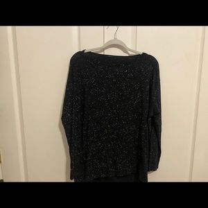 Lululemon Black long sleeved t shirt with speckles